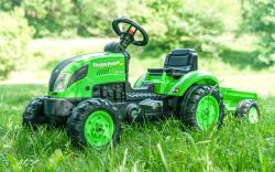 Falk Traktor Country Farmer šlapací Zelený vozítko set s valníkem