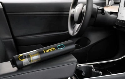 Fanttik Bezdrátový přenosný vysavač do auta V8 Apex (černý)