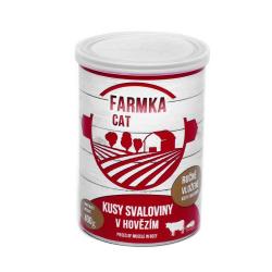 FARMKA Cat se svalovinou, konzerva 400 g FARMKA Cat se svalovinou, konzerva 400 g