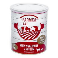 FARMKA Cat se svalovinou, konzerva 800 g FARMKA Cat se svalovinou, konzerva 800 g