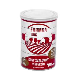 FARMKA Dog se svalovinou, konzerva 400 g FARMKA Dog se svalovinou, konzerva 400 g