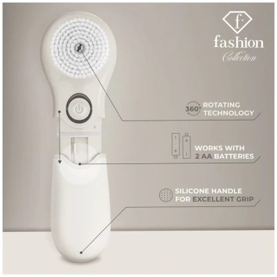 Fashion TV by Berlingerhaus Elektrický čisticí kartáček na obličej a pleť 3v1 Cream Gold Collection