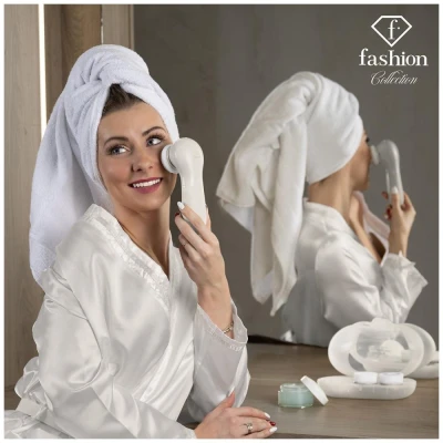Fashion TV by Berlingerhaus Elektrický čisticí kartáček na obličej a pleť 3v1 Cream Gold Collection