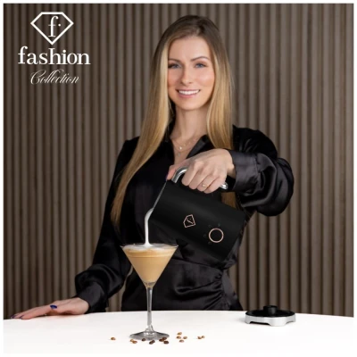 Fashion TV by Berlingerhaus Elektrický napěňovač mléka Black Rose Collection