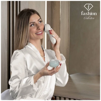 Fashion TV By Berlingerhaus EMS masážní přístroj na obličej s teplou i studenou terapií Cream Gold Collection