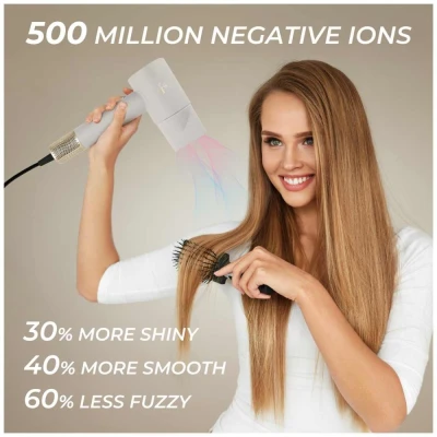 Fashion TV by Berlingerhaus Fén na vlasy s BLDC motorem a ionizací 1600W Cream Gold Collection