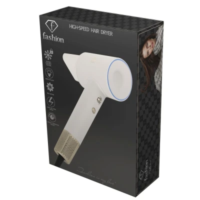 Fashion TV by Berlingerhaus Fén na vlasy s BLDC motorem a ionizací 1600W Cream Gold Collection