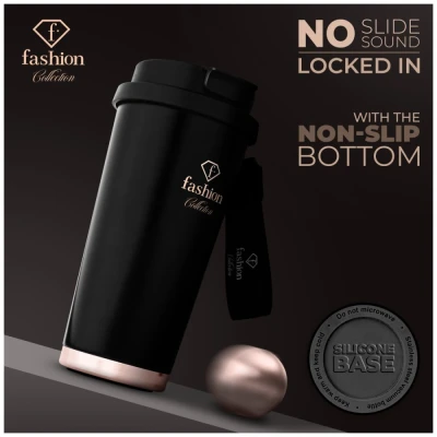 Fashion Tv By Berlingerhaus Nerezový termohrnek na kávu i čaj 0,5 l Black Rose Collection