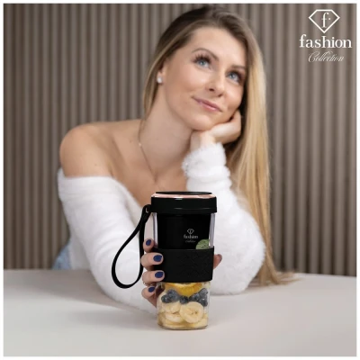 Fashion TV by Berlingerhaus Přenosný smoothie mixér USB-C Black Rose Collection
