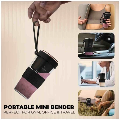 Fashion TV by Berlingerhaus Přenosný smoothie mixér USB-C Black Rose Collection