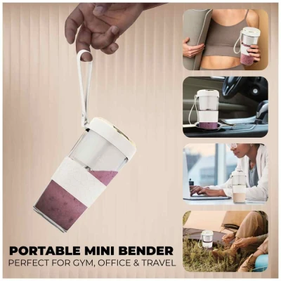 Fashion TV by Berlingerhaus Přenosný smoothie mixér USB-C Cream Gold Collection