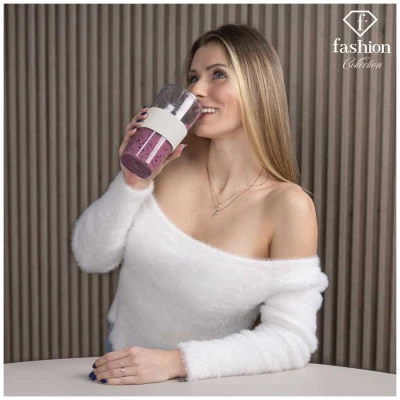 Fashion TV by Berlingerhaus Přenosný smoothie mixér USB-C Cream Gold Collection