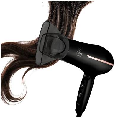 Fashion TV by Berlingerhaus Profesionální fén na vlasy s difuzérem a ionizátorem 2300W Black Rose Collection