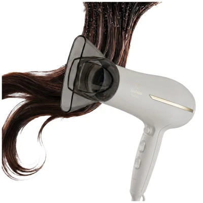Fashion TV By Berlingerhaus Profesionální fén na vlasy s difuzérem a ionizátorem 2300W Cream Gold Collection