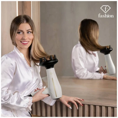 Fashion TV By Berlingerhaus Profesionální fén na vlasy s difuzérem a ionizátorem 2300W Cream Gold Collection