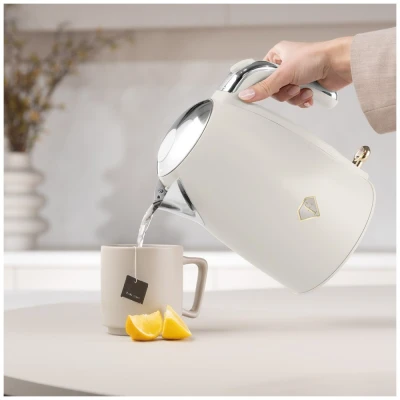Fashion TV by Berlingerhaus Rychlovarná konvice 1,7 l nerez Cream Gold Collection