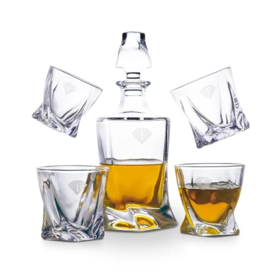 Fashion Tv By Berlingerhaus Sklenice a karafa na whisky sada 5 ks
