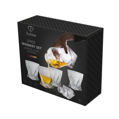 Fashion Tv By Berlingerhaus Sklenice a karafa na whisky sada 5 ks