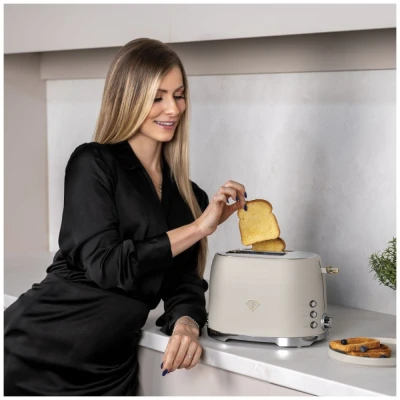 Fashion TV By Berlingerhaus Topinkovač nerez 850W Cream Gold Collection