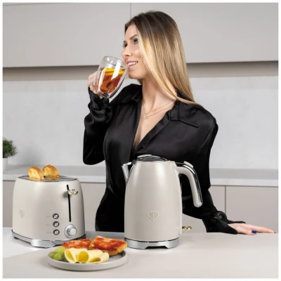 Fashion TV By Berlingerhaus Topinkovač nerez 850W Cream Gold Collection