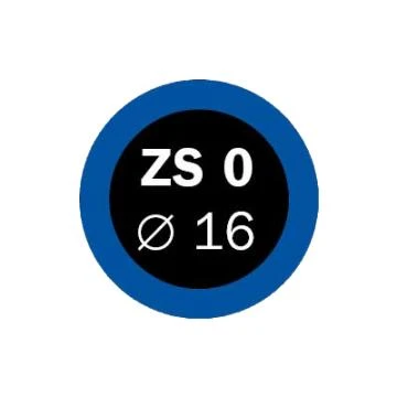 Ferdus Záplaty ZS 0 16 mm, 100 ks