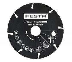 Festa Kotouč řez.univerzál.125x1,0x22,2mm karbidový Festa Kotouč řez.univerzál.125x1,0x22,2mm karbidový