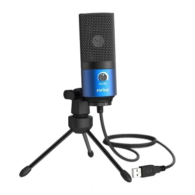 Fifine K669BB modrý kondenzátorový mikrofon