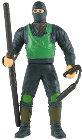 Figúrka akčný bojovník ninja set so zbraňami rôzne druhy plast