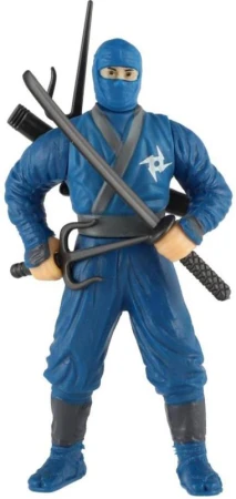 Figúrka akčný bojovník ninja set so zbraňami rôzne druhy plast