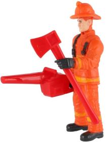 Figurka hasič 10cm set s doplňky různé druhy plast