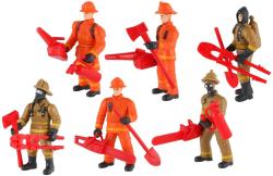 Figurka hasič 10cm set s doplňky různé druhy plast