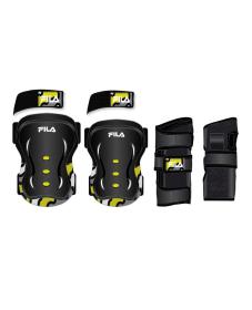 Fila Dětské chrániče FP Junior Yellow (sada) Fila Dětské chrániče FP Junior Yellow (sada)