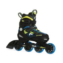 Fila J-One Boy Combo 3-Set Blue/Lime dětské kolečkové brusle