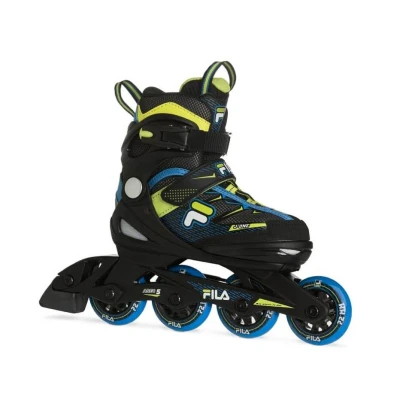 Fila J-One Boy Combo 3-Set Blue/Lime dětské kolečkové brusle + sleva 200,- na příslušenství