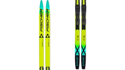 Fischer TWIN SKIN SPRINT 2025/26 juniorské běžky + TOUR STEP IN JR IFP