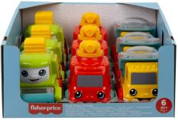 Fisher Price Baby autíčko pracovní veselé s obličejem 3 druhy