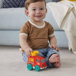Fisher Price Baby autíčko pracovní veselé s obličejem 3 druhy