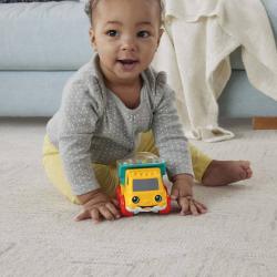 Fisher Price Baby autíčko pracovní veselé s obličejem 3 druhy