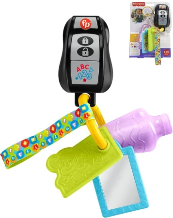 Fisher Price Baby kľúč s aktivitami pre bábätko na batérie Zvuk Fisher Price Baby kľúč s aktivitami pre bábätko na batérie Zvuk