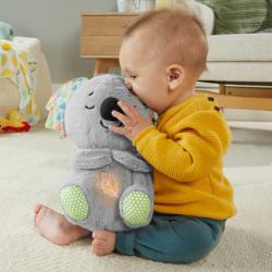 Fisher Price Baby Koala uklidňující usínáček na baterie pro miminko Světlo Zvuk