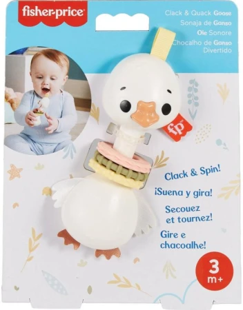 Fisher Price Baby kousátko / chrastítko zvířátko 3 druhy pro miminko
