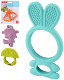 Fisher Price Baby kousátko silikonové pro miminko 4 druhy