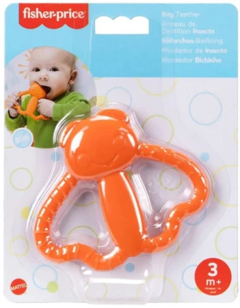 Fisher Price Baby hryzátko silikónové pre bábätko 4 druhy