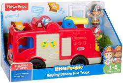 Fisher Price Baby Little People Hasičský vůz auto na baterie Světlo Zvuk