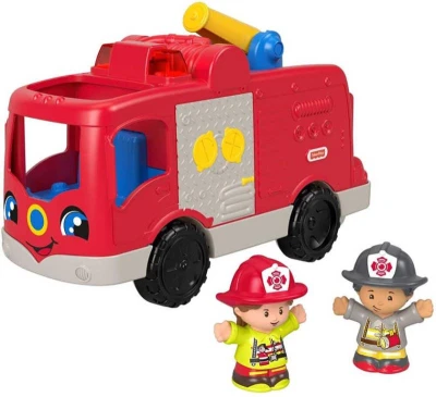 Fisher Price Baby Little People Hasičský vůz auto na baterie Světlo Zvuk