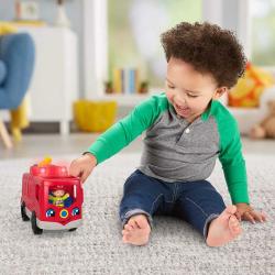Fisher Price Baby Little People Hasičský vůz auto na baterie Světlo Zvuk