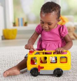 Fisher Price Baby Little People Školní autobus na baterie Světlo Zvuk