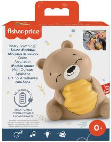 Fisher Price Baby medvídek zklidňující na baterie Světlo Zvuk pro miminko