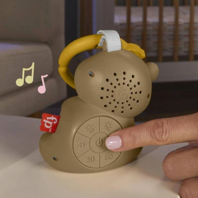 Fisher Price Baby medvídek zklidňující na baterie Světlo Zvuk pro miminko