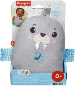 Fisher Price Baby mrož usínáček s melodiemi na baterie pro miminko plyš Zvuk